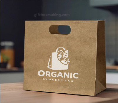 paper bag with die cut handle suppliers