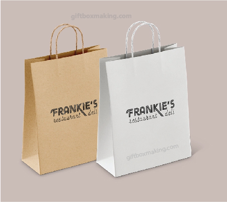customized kraft bag printing service