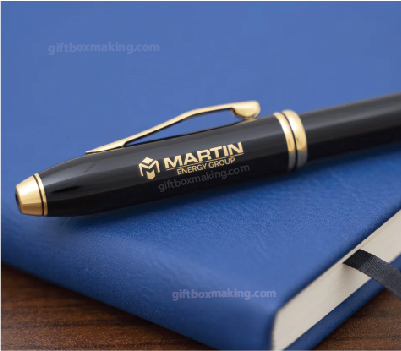 laser engraving on metal pen