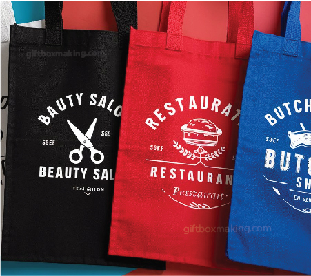 customized non woven bag with multi color printing