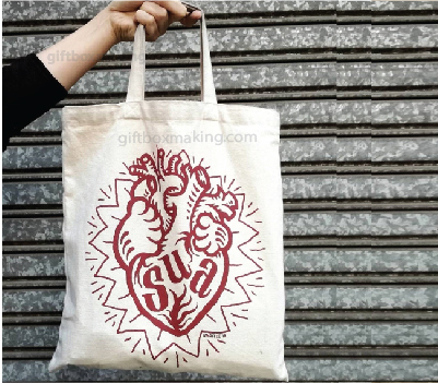 tote bag with silk screen printing