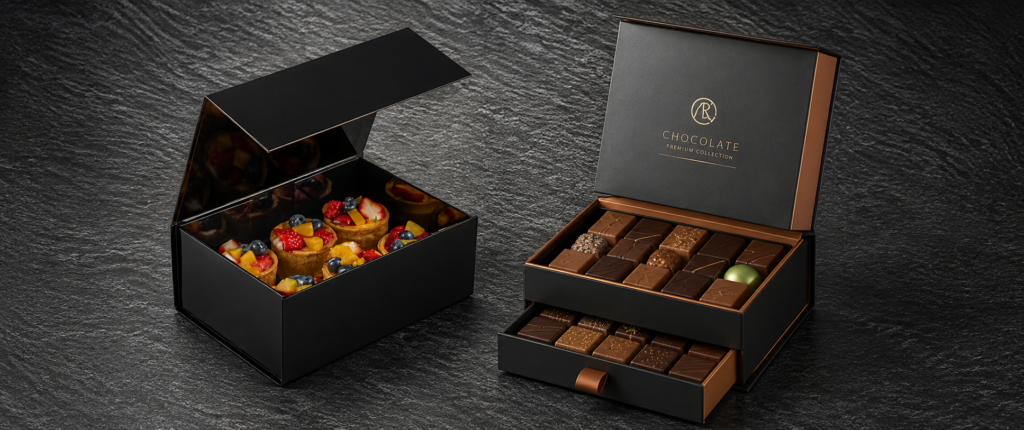 Magnetic Lid chocolate Gift Boxes with drawer dubai