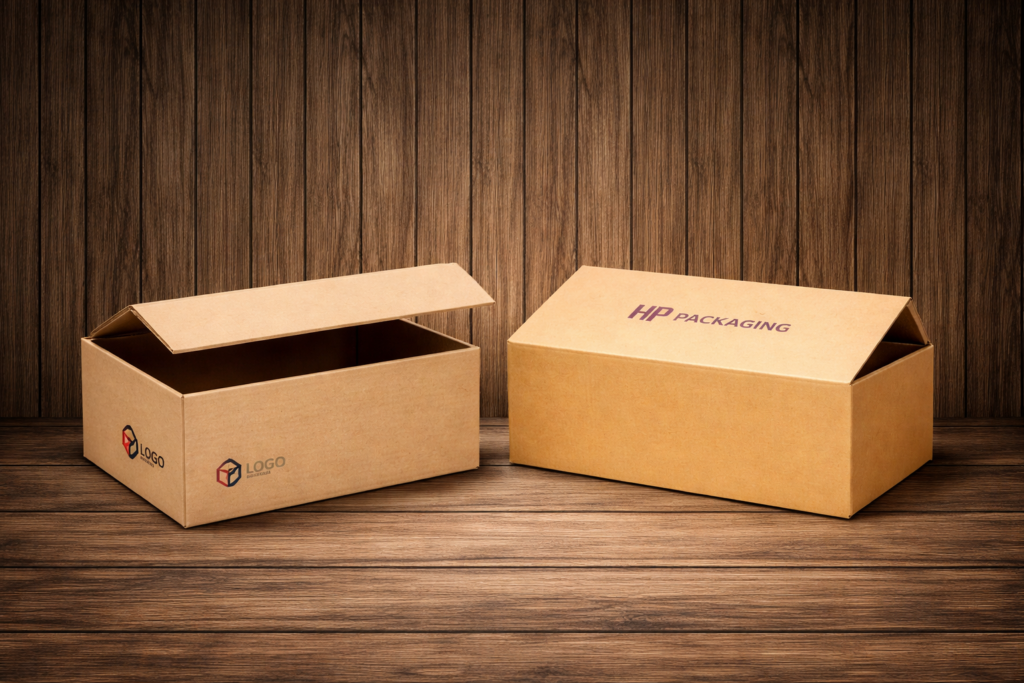 Rigid Kraft shoe Box dammam