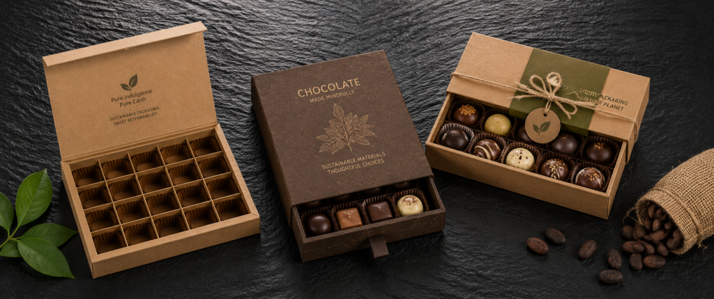 Sustainable Chocolate sweet Box abudhabi