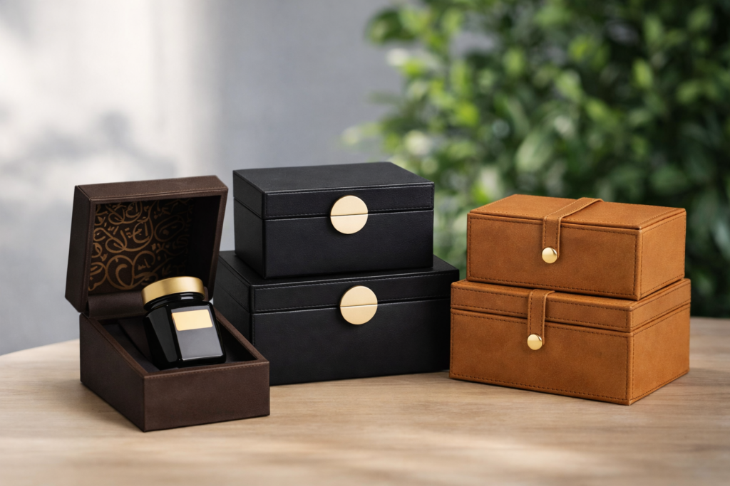 luxury leather gift box